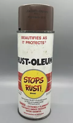 Vintage Rustoleum Spray Paint Can #7775 Leather Brown • $27.99