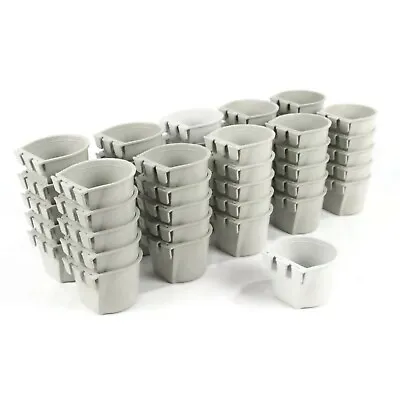 (Pack Of 50) Grey Cage Container Inner Specs 4 1/8  Long 2 3/8  Tall 3 1/4  Wide • $48.99