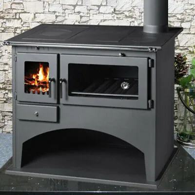 Wood Burning Range Stove Oven Cooker Multi Fuel Milan Wood Stove Modern Stoves  • £999.99