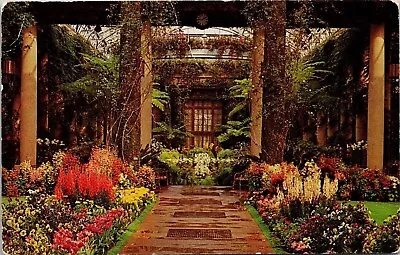 Longwood Gardens Kennett Square Pa Pennsylvania Main Conservatory Postcard • $3