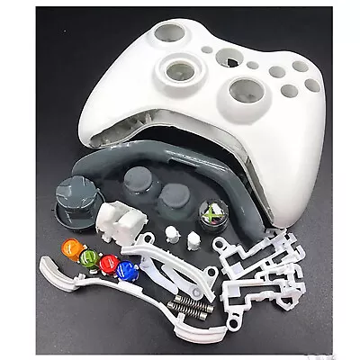 For Xbox 360 Wired/Wireless Controller Full Shell Cover Buttons Mod Replacement • $10.97