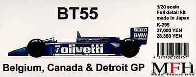 MFH  1/20 BT55 Ver.A Belgium · Canada · DetroitGP Full Detail Kit Model Hiro • $259.24