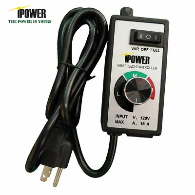 IPower Variable Speed Controller Electric Motor Rheostat Inline Fan HVAC Control • $19.99