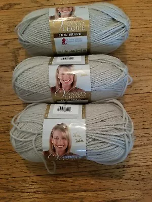 NEW Lion Brand Yarn Vanna's Choice Linen Knit Skein Crochet Vanna White • $12