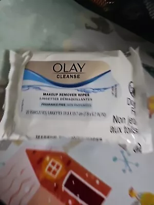 Olay Make-Up Remover Wipes 25ct Fragrance Free - SEALED • $5.49