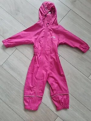 Peter Storm Girls Waterproof Suit Puddlesuit AGE 6-12 Months   • £11.99