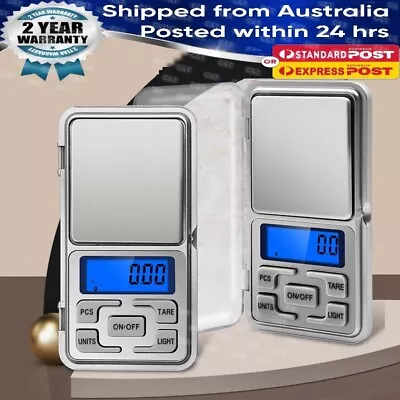 0.01g 500g Pocket Digital Mini Scales Precision Weight Balance Silver Jewellery • $8.50