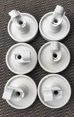 Maytag  Dishwasher Lower Rack Roller Wheels Set Of (6)  Grey 99002780 WP99002780 • $28.98