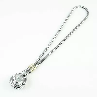 Unik 6  - Silver Metal Snack Chain Camera Wrist Strap - Tripod Mount - Vintage • $15.99