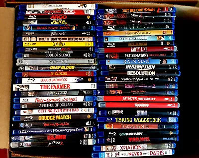 BLU-RAY Movie Lot A - Z You Pick / Choose BOUTIQUE HORROR COMEDY Updated 4/04 • $3.99