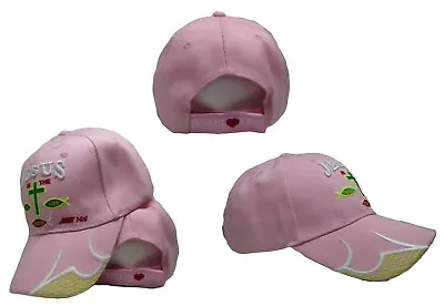 Jesus Is The Way Truth Life John 14:6 Baseball Cap Hat ( Pink ) • $8.88