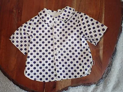Vintage Terri Lee Doll Tagged Polka Dot Top Shirt Nice Looking • $9.95