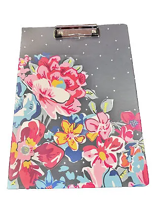 Vera Bradley Clipboard Folio Refillable Notepad Pocket Pretty Posies Floral • $14.99