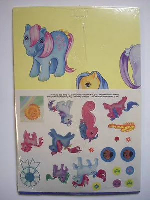 MY LITTLE PONY 1984 Hasbro Hi-C Promo Advertizing POSTER CALENDAR STICKERS A • $34.99