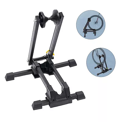 Foldable Bike Floor Parking Rack Storage Stand Bicycle Mountain Bike Holder US • $26.60