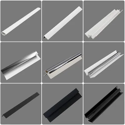 £51.99 • Buy PVC Trims For Bathroom Shower Wet Wall Panels Cladding End Caps Angles Corner
