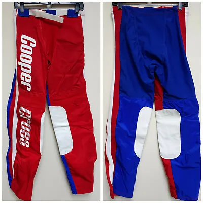 NOS Vtg 80s 90s Cooper Cross X Racing BMX Motocross Pants MX SX  • $34.99