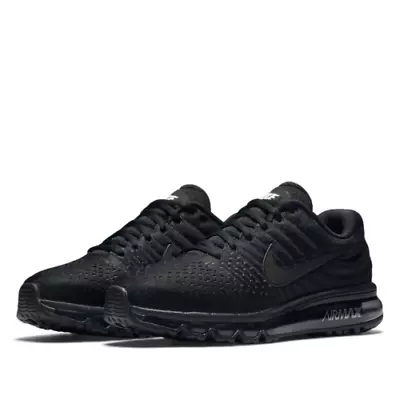 Nike Air Max 2017 Low Top Running Shoes Men's Black • $146