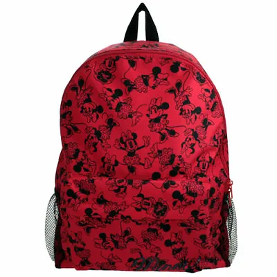 Disney Minnie Mouse Red School Backpack Bag • £17.95