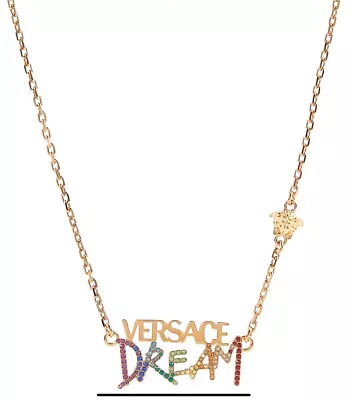 Auth Versace Logo Necklace • $575