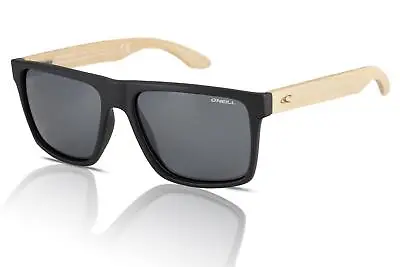 O'Neill Harwood Sunglasses Polarised 2.0 104P Matte Black/Bamboo/Smoke - Silver • $77.41