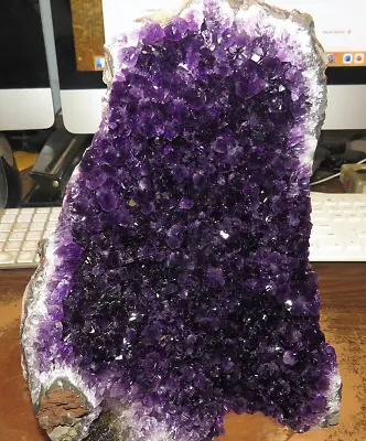$674.95 • Buy Huge Amethyst  Crystal Cluster Cathedral Geode From Uruguay