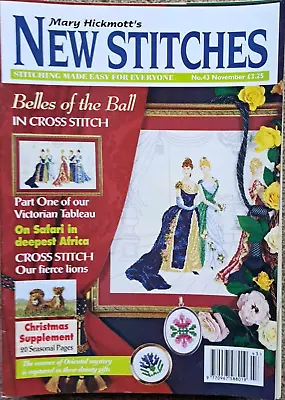 Mary Hickmott's New Stitches Magazine Issue 43 Cross Stitch Embroidery • £5.99