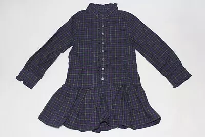 BRAND NEW AUTHENTIC RALPH LAUREN GIRLS LONG SLEEVE DRESS SIZE 2.3.4.5.6.6x.8.10 • $24.95