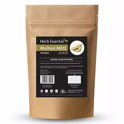 Herb Essential Pure Herbal Multani Mitti Powder 50gm • $11.25