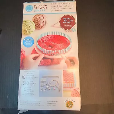 KNIT & WEAVE LOOM KIT By Martha Stewart Crafts 30+ Configurations  • $30