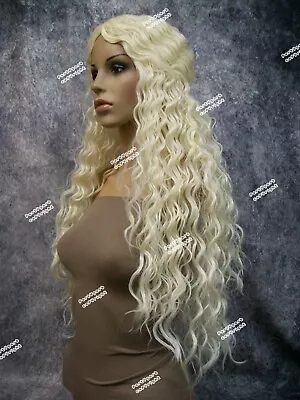 Blonde Renaissance Maiden Costume Wig Lady Godiva Medieval Princess Peasant Lass • $17.95