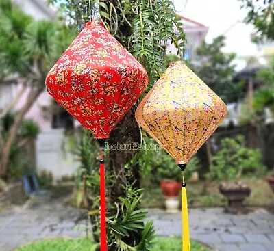 Set 2 Big Silk Lanterns 90cm For Wedding Party Decor Big Lanterns For Festival • $130