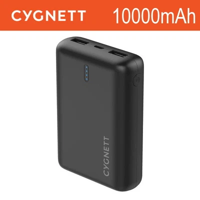 $37.98 • Buy Cygnett ChargeUp Compact 10000mAh Power Bank Pocket Battery Pack Dual USB 10k