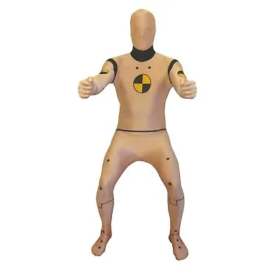 Crash Test Dummy Morphsuit Adult Halloween Festival Costume M - XXL • $41.95