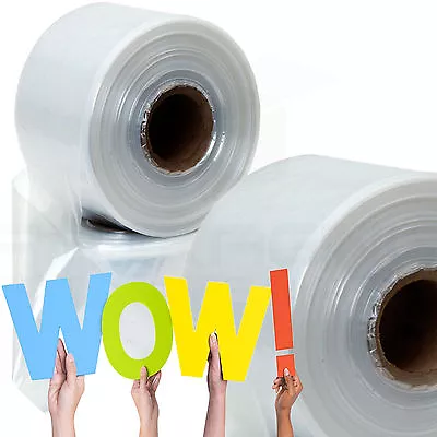 Layflat Polythene Poly Tubing Tube *ALL SIZES & QTYS* 250 & 500 Gauge Rolls • £27.70