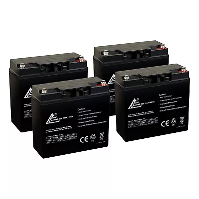 4 Pack - 12V 20Ah Baoshi 6-DZM-20 6DZM20 Scooter Bike Sealed Battery • $167.99