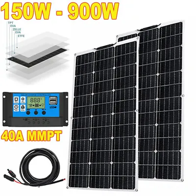 12V Solar Panel Cell Epoxy 150300450600900 Watt For DIY Solar Projects USA • $381.06
