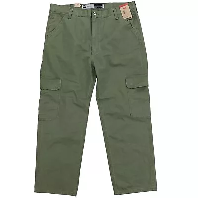 Levi's Silvertab Loose Cargo Men's Jeans 'Four Leaf Clover' Green Pants • $44.99