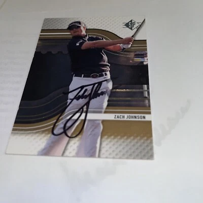 Zach Johnson   Signed 2012 UD SP Golf Card • $8.49