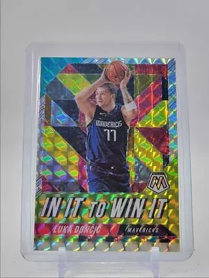 Luka Doncic 2019-20 Mosaic In It To Win It Silver Dallas Mavericks Q0939 • $1