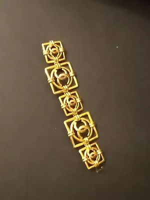 Chanel Coco Mark Bangle Braided Ladies Bracelet Jewelry Accessory Authentic  • $107.84