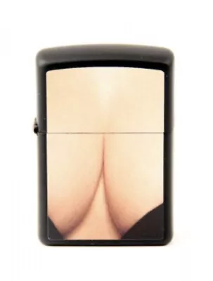 Genuine Zippo Lighter Sexy Close Up Design In Black Matte Made In USA  • $85.45