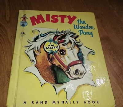 Vtg Tip Top Elf Book Misty The Wonder Pony A Rand McNally Bk Misty Chincoteague • $89.11