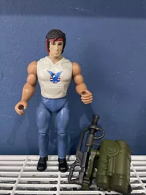 Rambo The Force Of Freedom Fire Power Rambo 6  Action Figure Coleco 1985 • £32.99