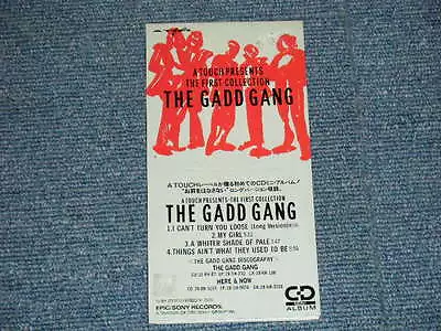 THE GADD GANG Japan 1988 NM Tall 3  CD Single I CAN'T TURN YOU LOOSE  • $39.99