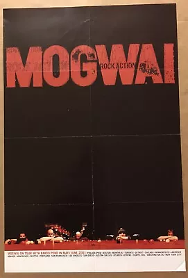 MOGWAI Vintage 2001 PROMO TOUR POSTER For Action CD NEVER DISPLAYED 20x30 USA • $49.99