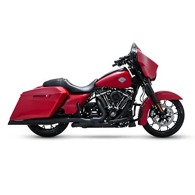 Vance & Hines Matte Black Headpipe Power Dual System 2017-2022 Harley Touring • $999.99