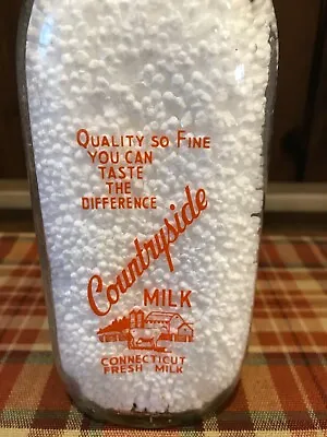 Countryside Milk Bottle Connecticut • $15