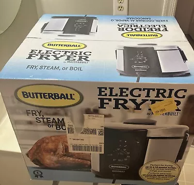 Butterball Indoor Electric Turkey Fryer XL 20# Capacity ~ NEW IN SEALED BOX • $155