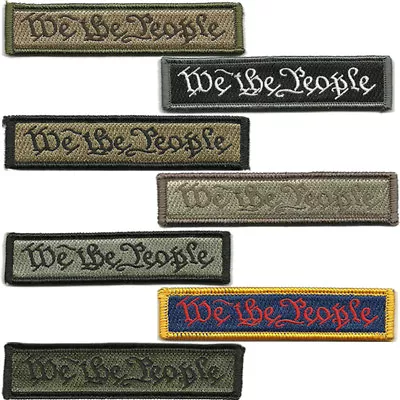 VELCRO® BRAND Fastener Morale HOOK We The People Patches 3.75x1  • $5.95